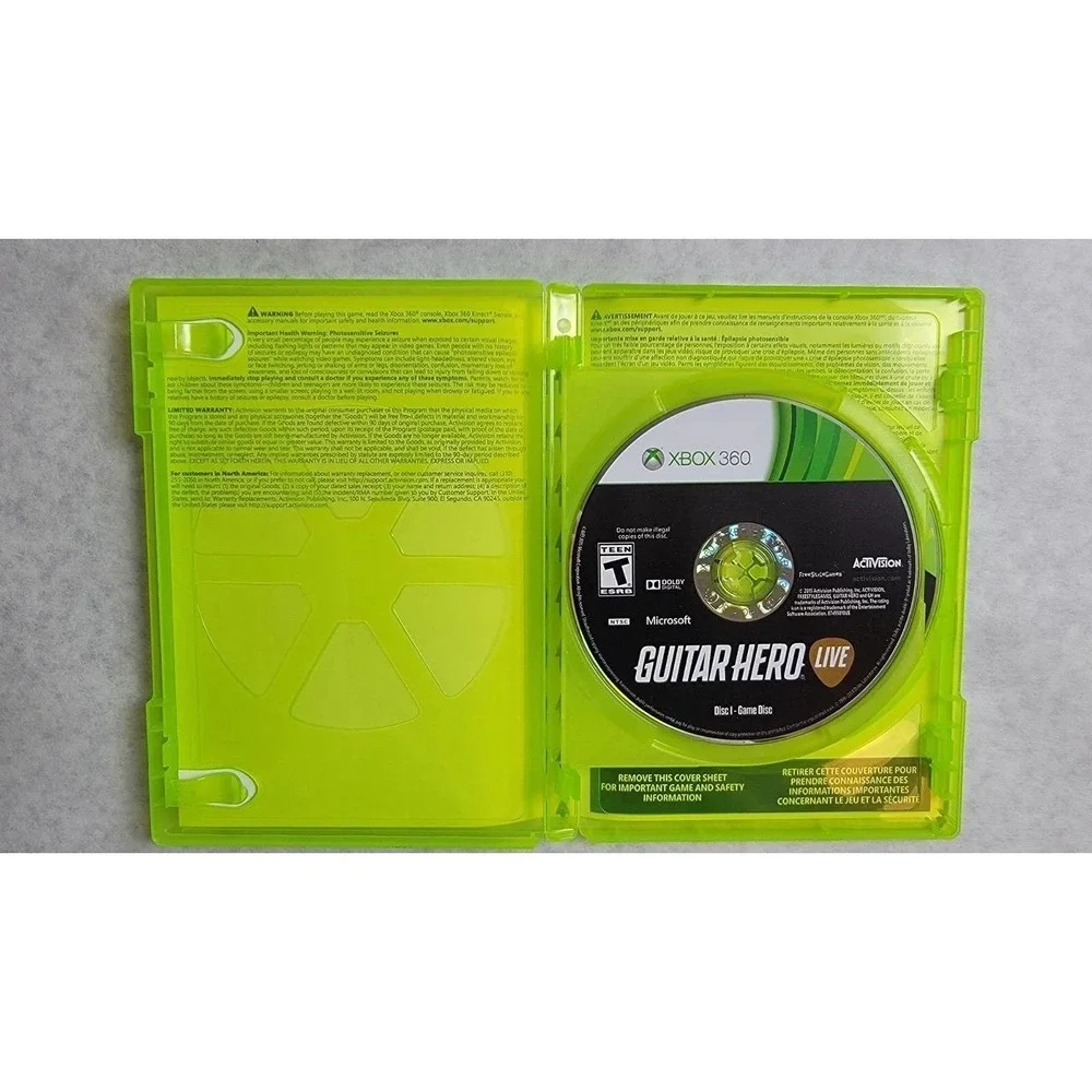 Guitar Hero Live Xbox 360 Video Game Tested & Working
